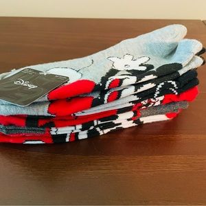 5 pairs of Mickey Mouse Disney ankle socks